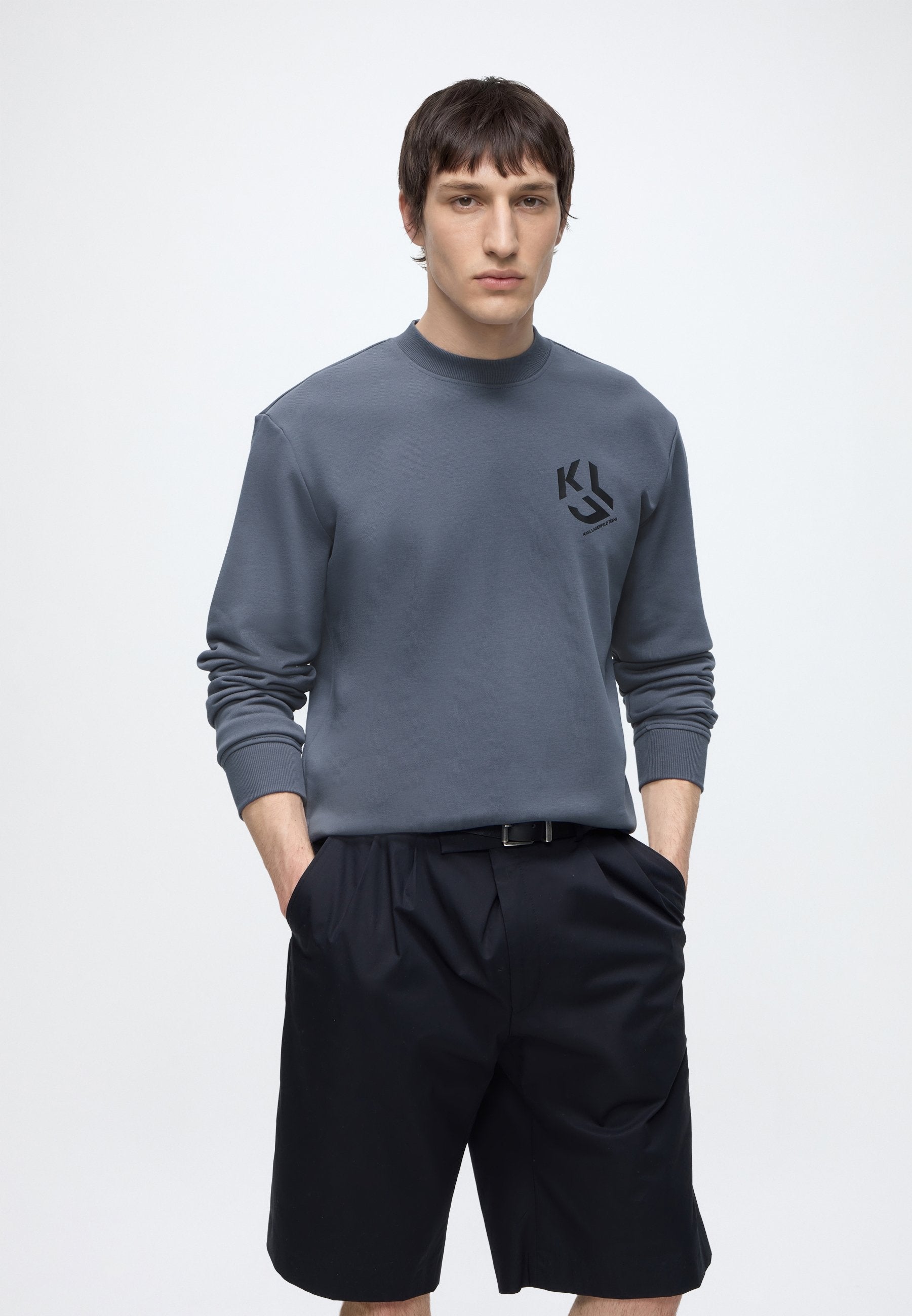 MONOGRAM PATCH - Sweatshirt - grisaille