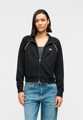 TOMMY BADGE INTERLOCK KNIT TRACK JACKET - Training jacket - black