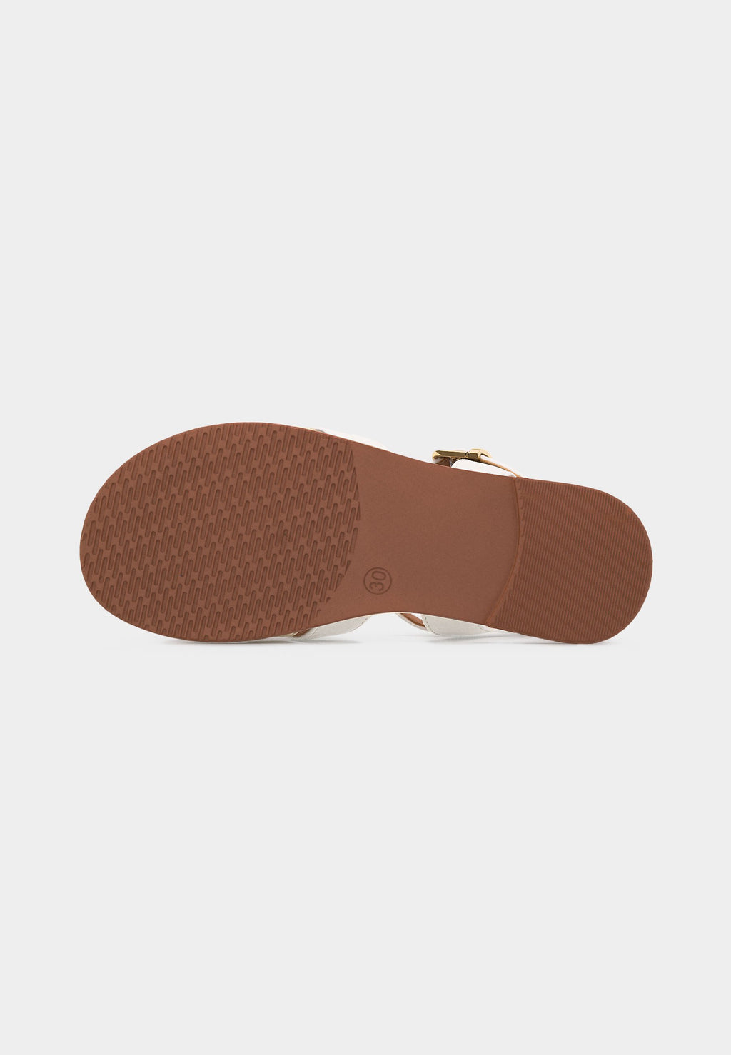 MARY - Sandals - white/platinum-coloured
