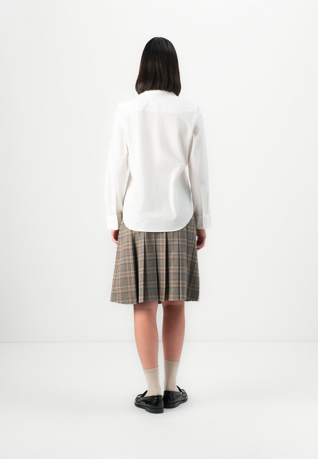REGULAR CLASSIC SHIRT - Button-down blouse - optic white