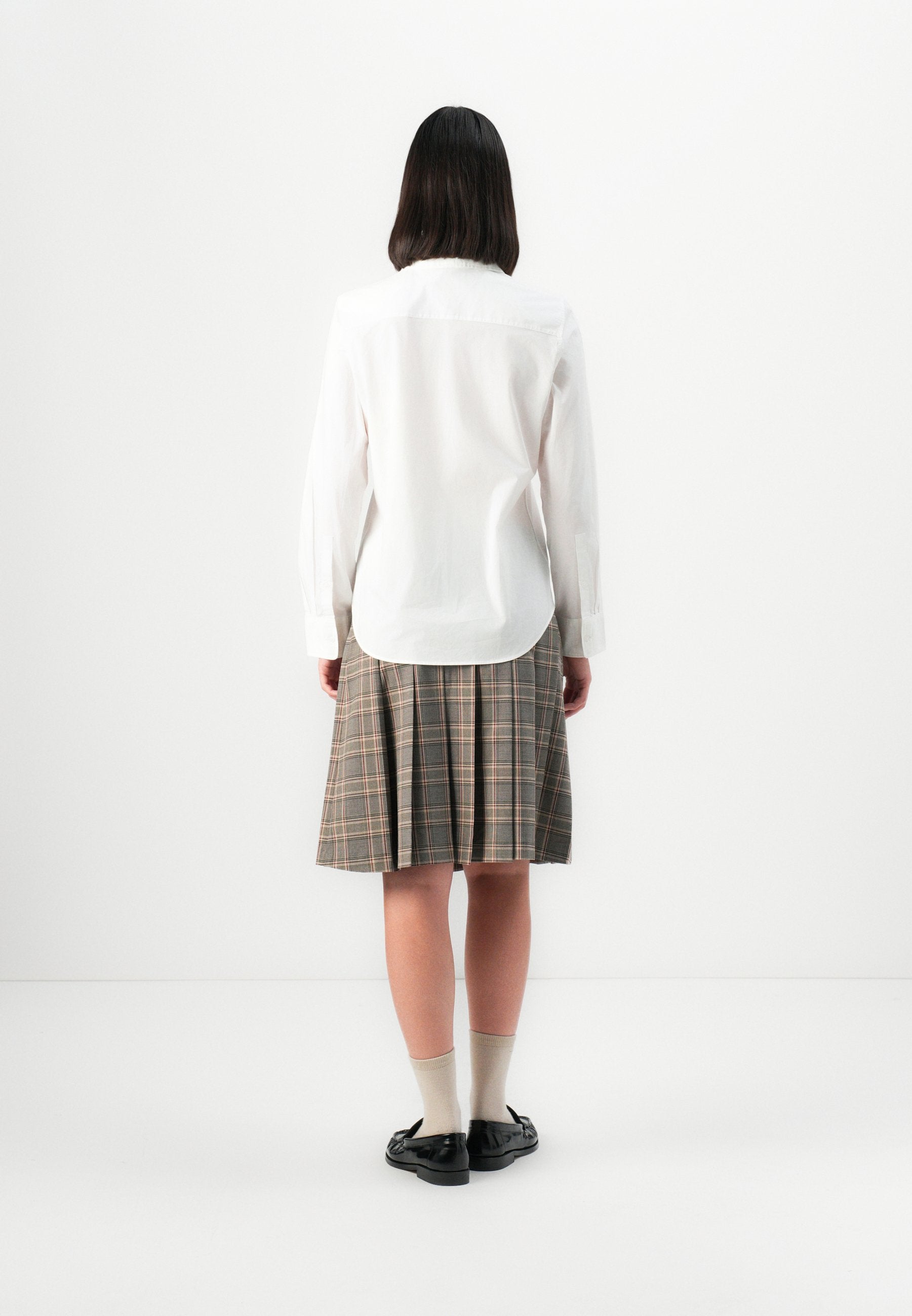 REGULAR CLASSIC SHIRT - Button-down blouse - optic white