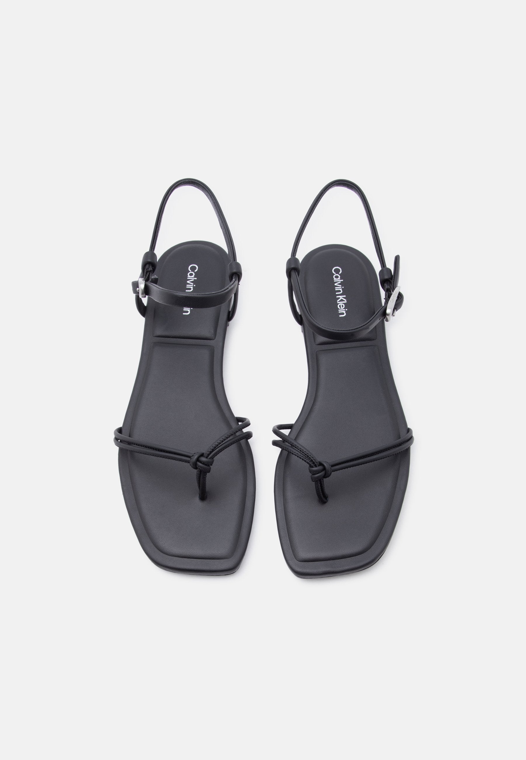 T-bar sandals - triple black