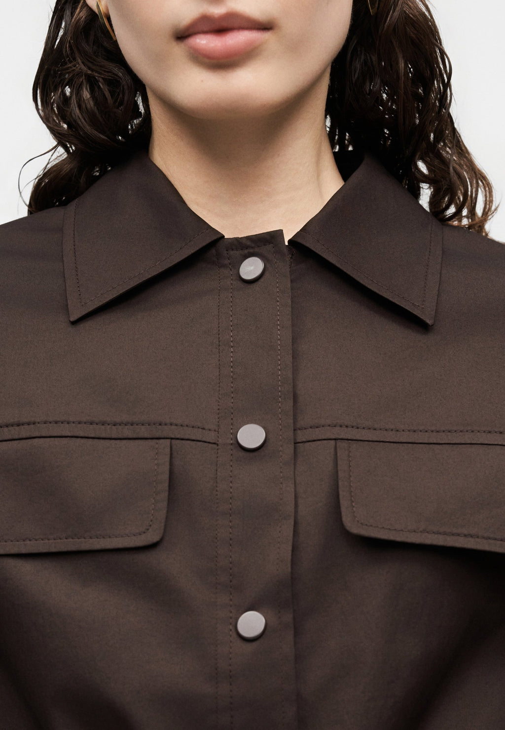 JUSOLA - Summer jacket - dark brown