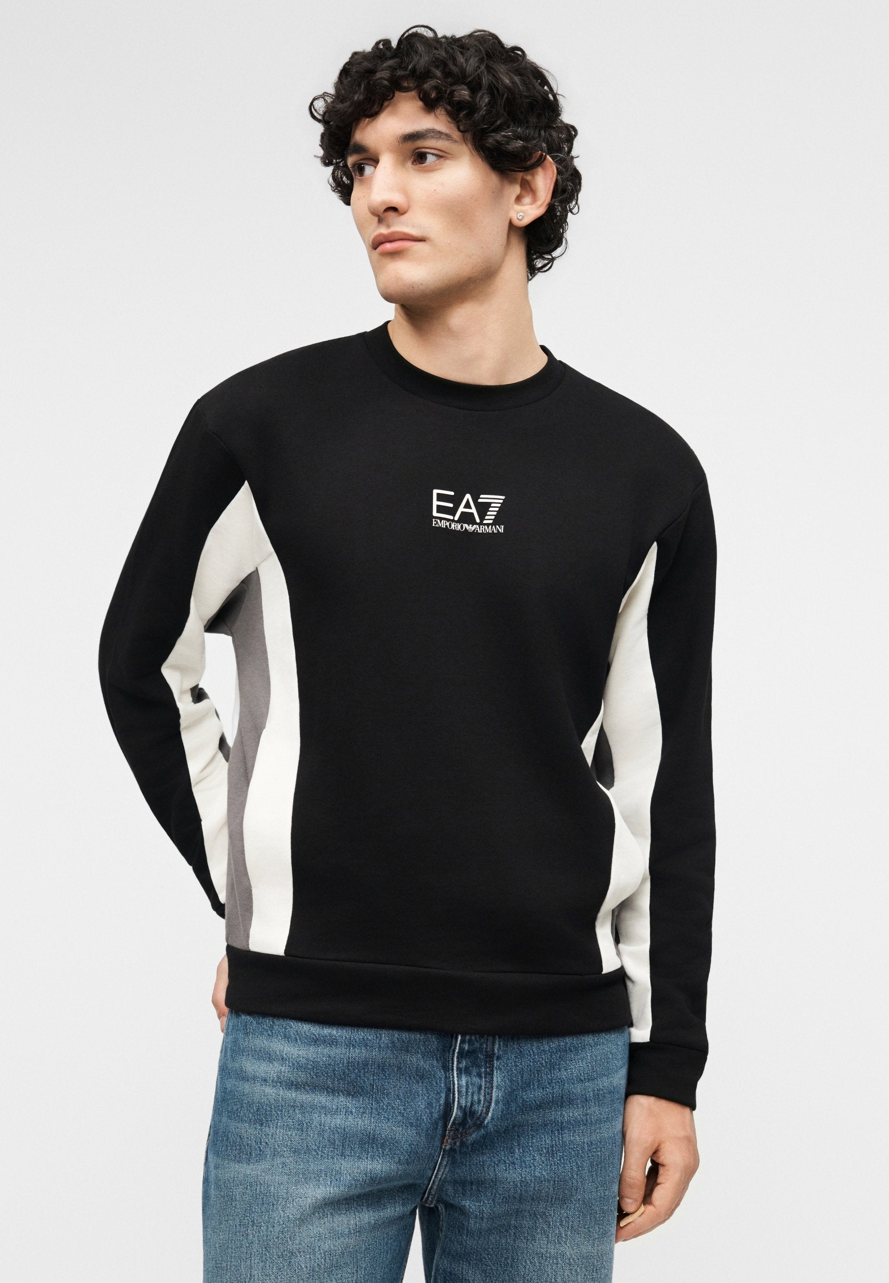 TRAIN SUMMER BLOCK UNISEX - Sweatshirt - black beauty