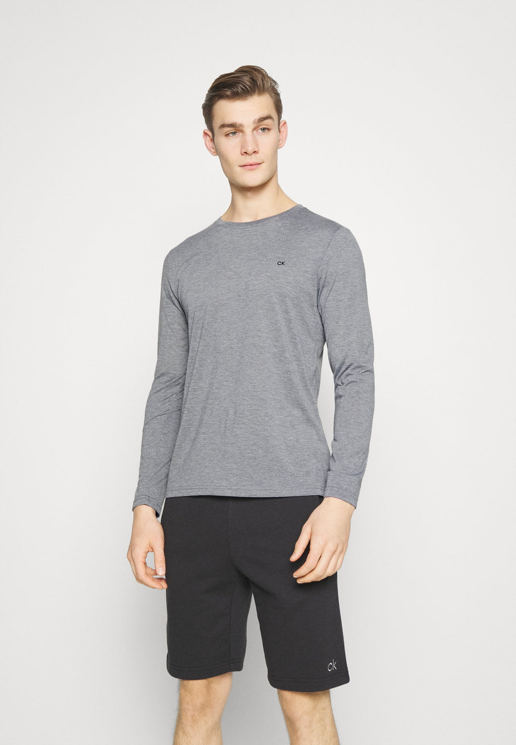 ASSORTED LONG SLEEVE 3 PACK - Long sleeved top - black/navy/silver