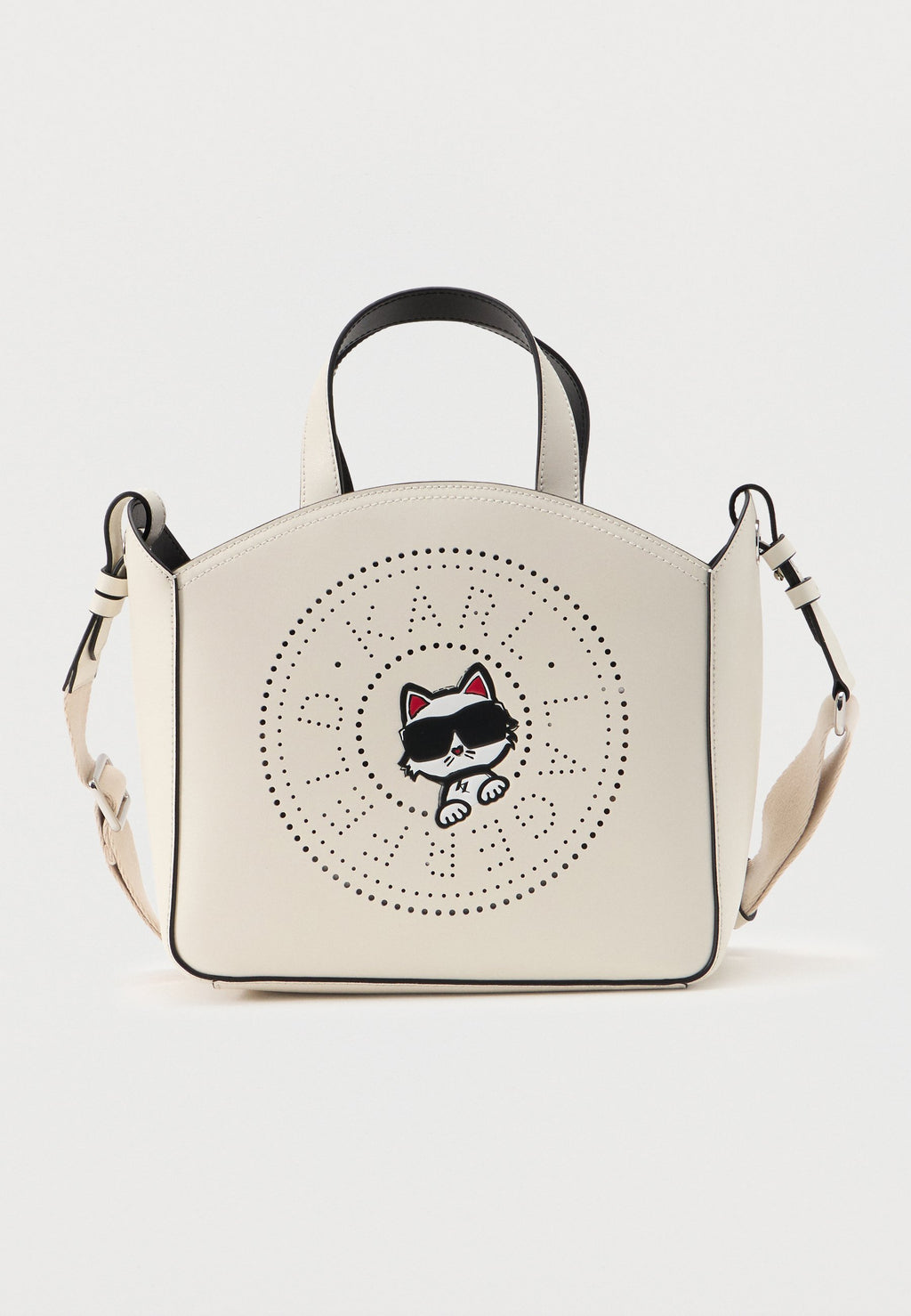 IKON CIRCLE CHOUPETTE TOTE - Handbag - off white
