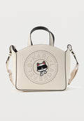 IKON CIRCLE CHOUPETTE TOTE - Handbag - off white