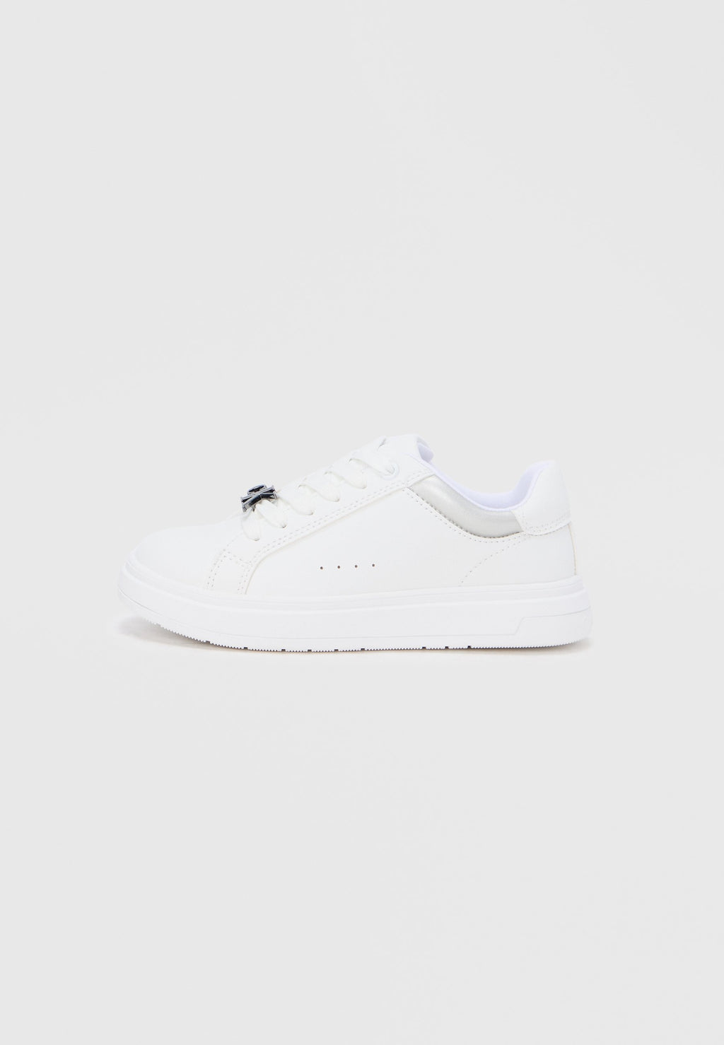 MANHATTAN UNISEX - Trainers - white/silver-coloured