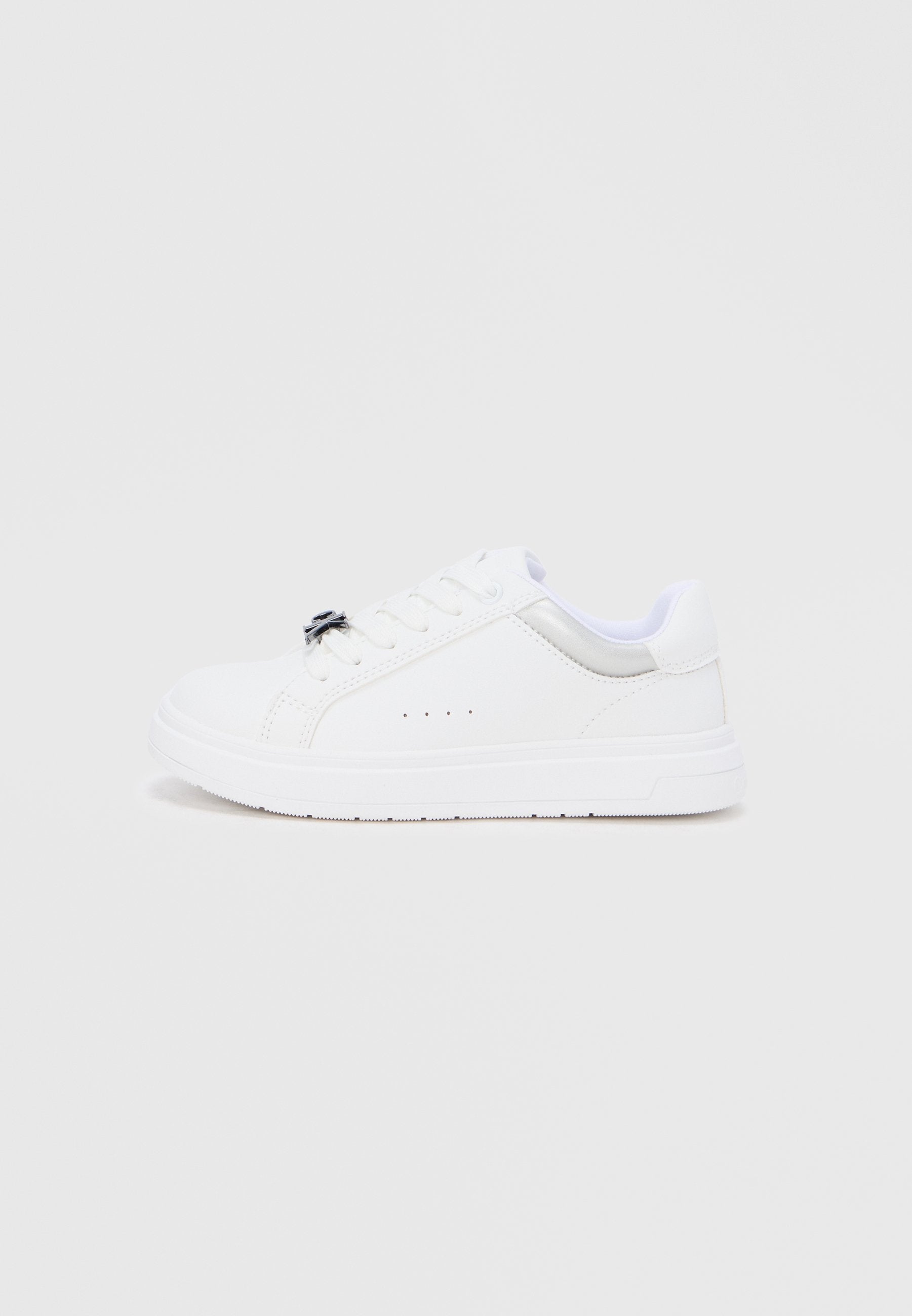 MANHATTAN UNISEX - Trainers - white/silver-coloured