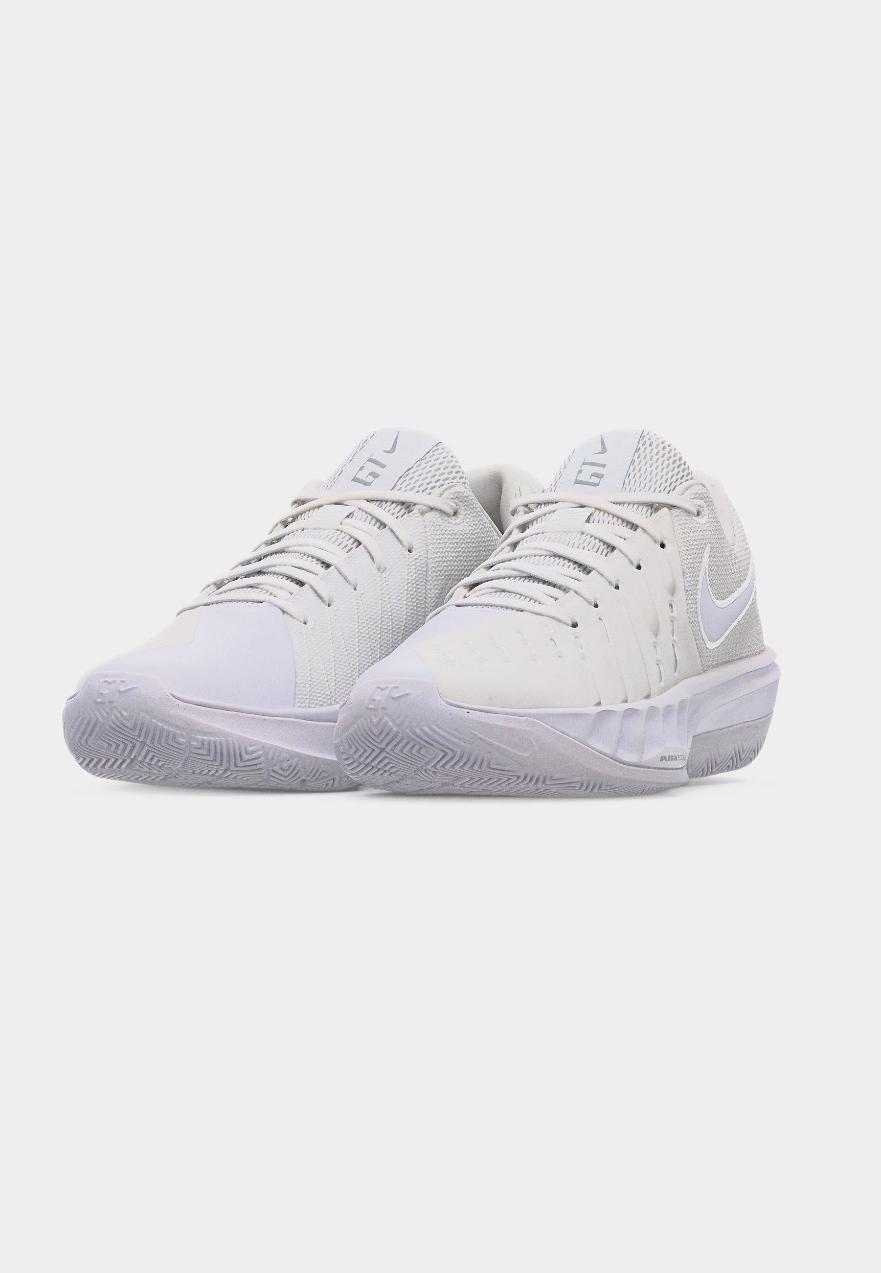 AIR ZOOM GT CUT ACADEMY UNISEX - Basketball shoes - white/platinum-coloured tint