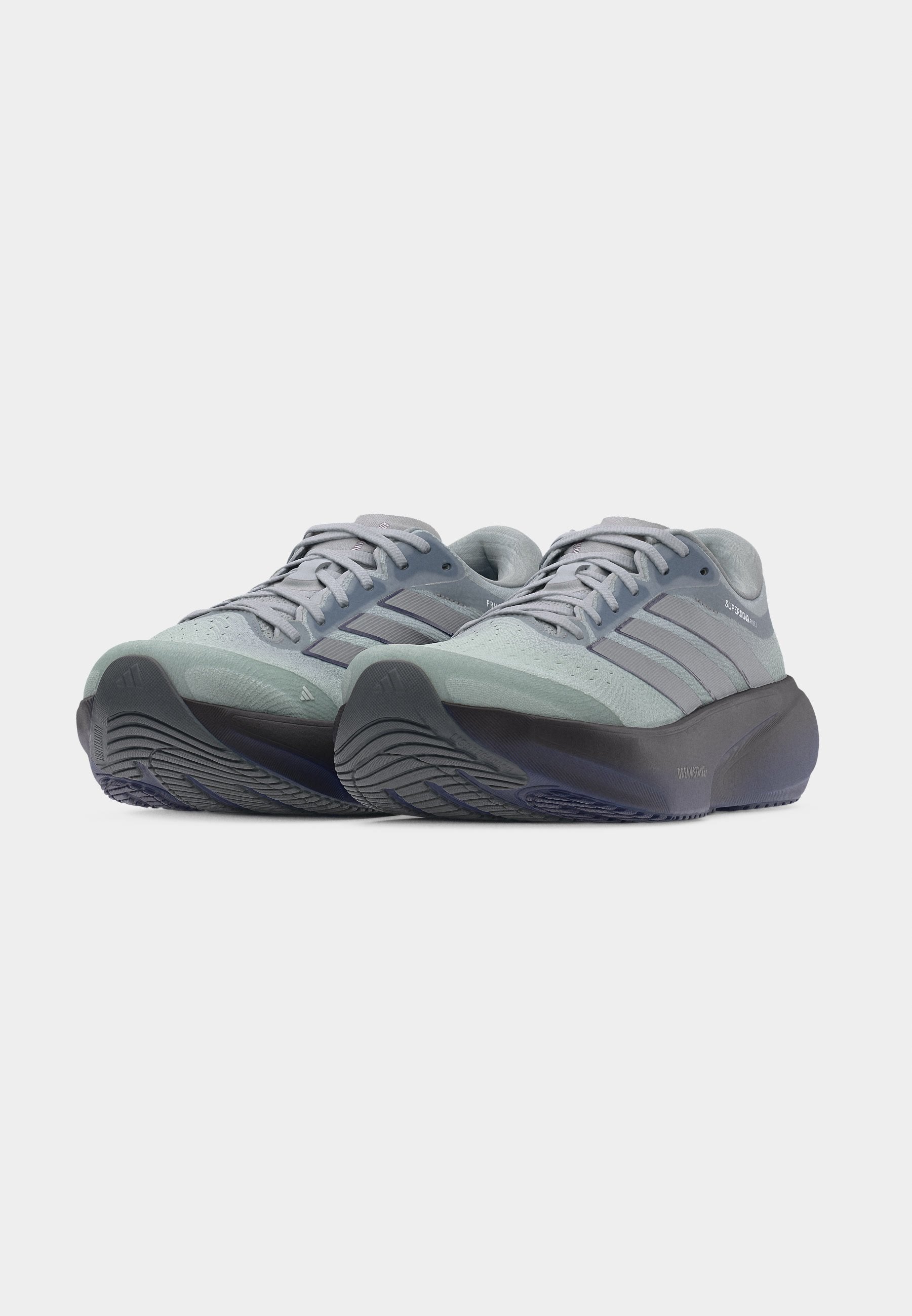 SUPERNOVA RISE 3 M - Road running shoes - silver-coloured/iron metallic/tech indigo