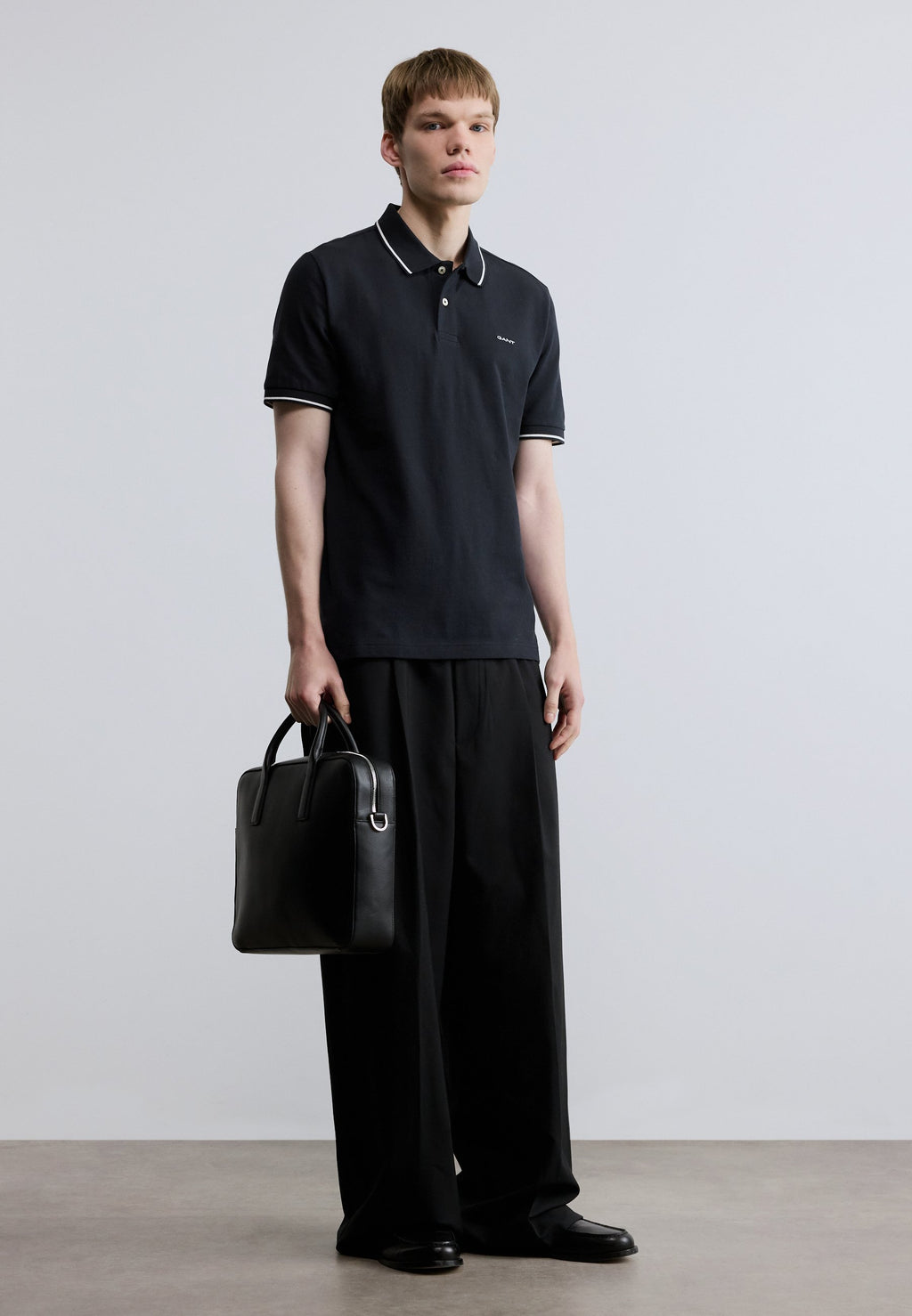 TIPPING - Polo shirt - black