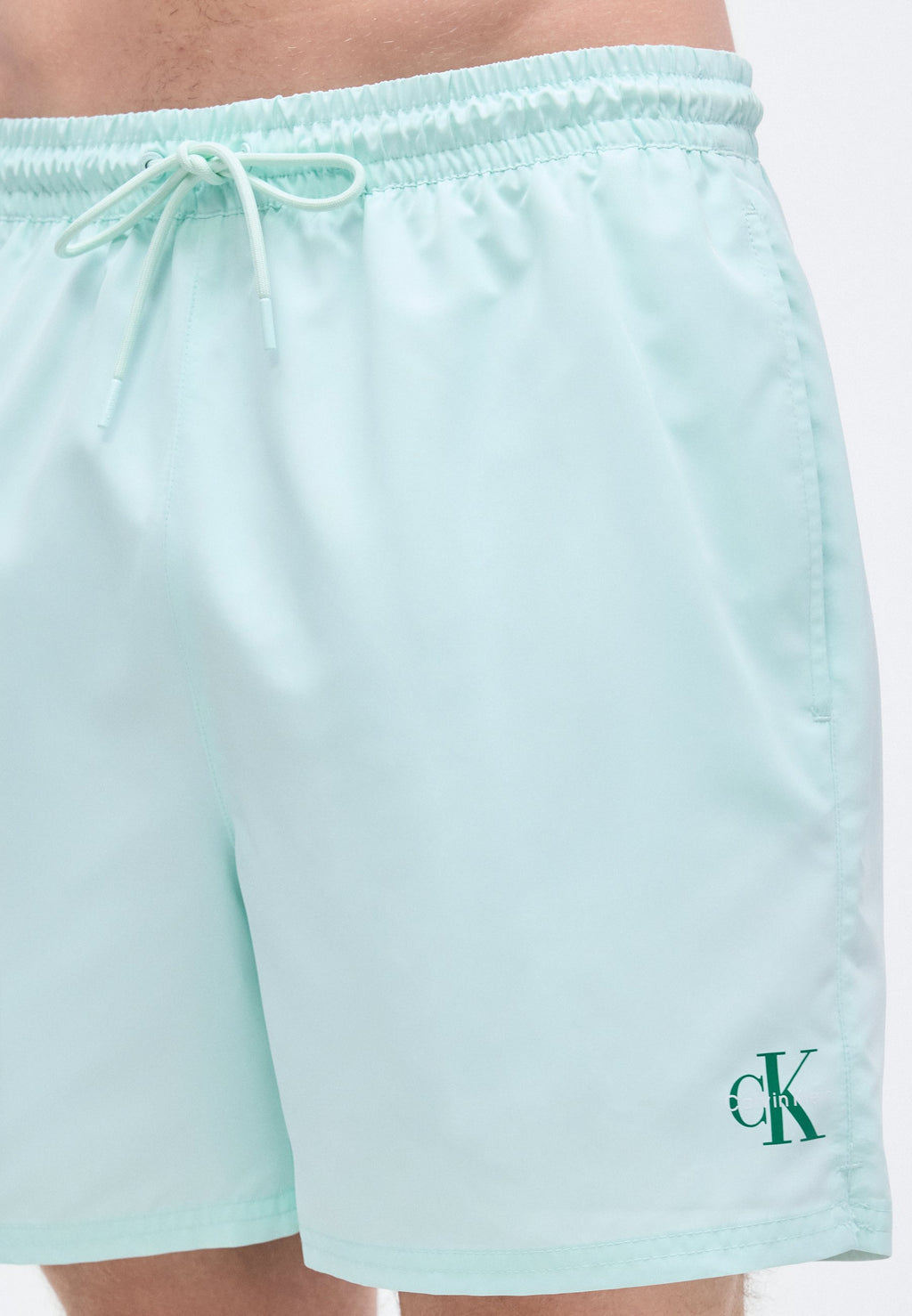 MEDIUM DRAWSTRING WAISTBAND - GRAPHIC MONOGRAM  - Swimming shorts - feel the mint