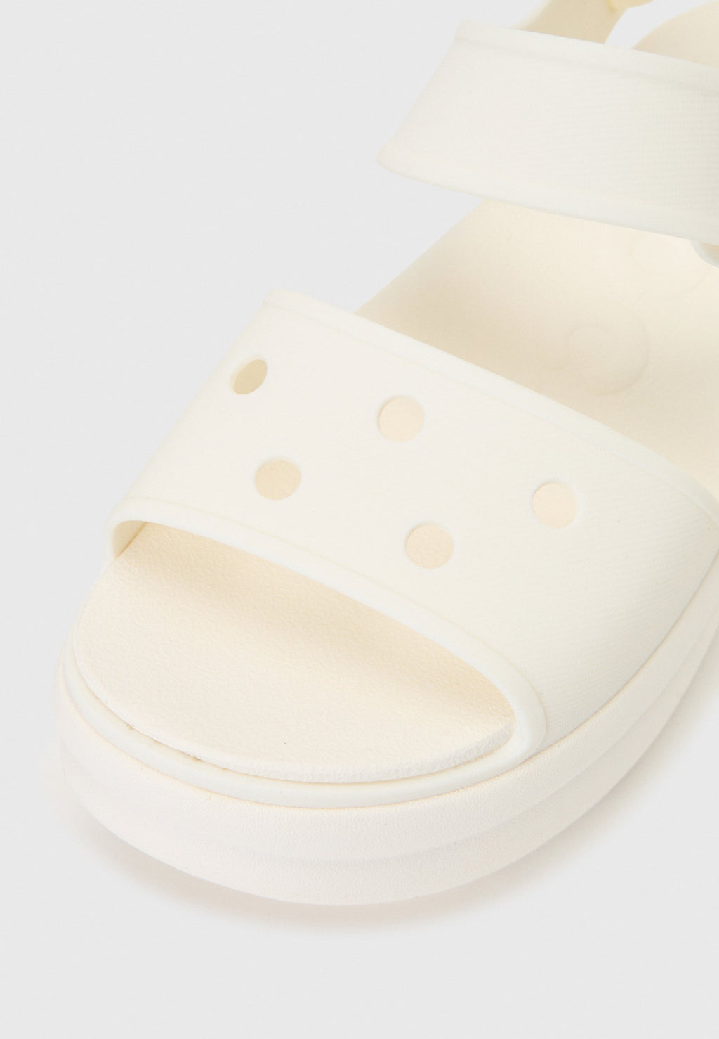 SOHO Y STRAP - Platform sandals - chalk