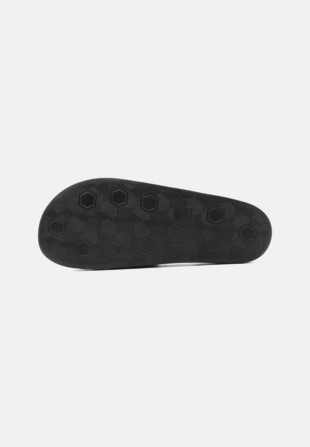 VISIBILITY SLIPPER UNISEX - Pool slides - black/gold-coloured