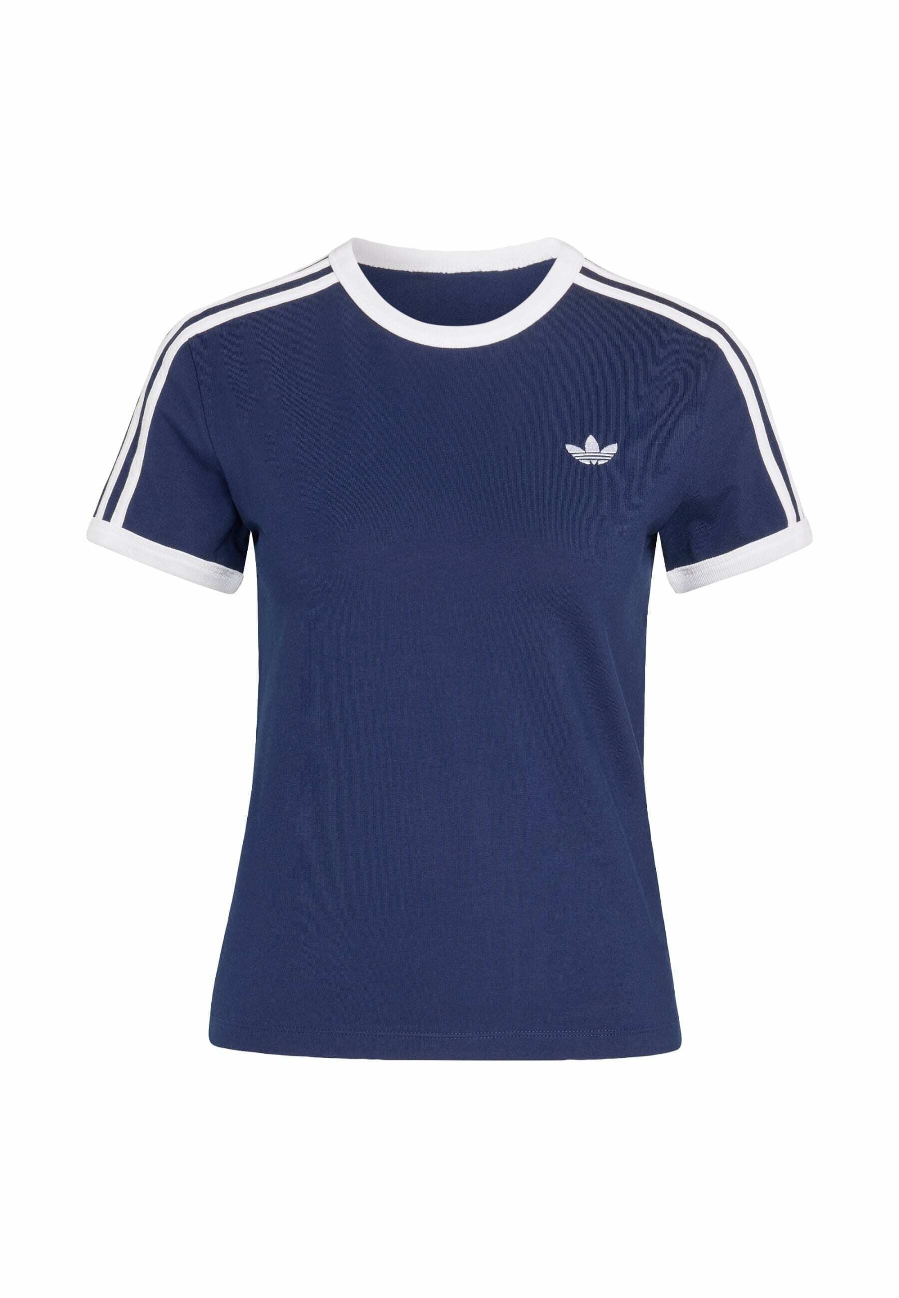 TEE SLIM 3S - T-shirt imprimé - indigo nuit   blanc