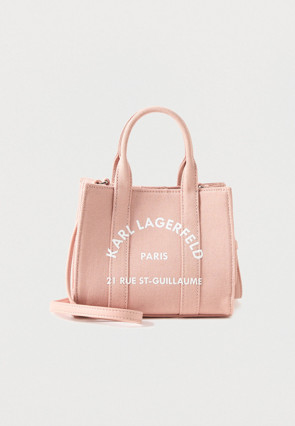 SQUARE MINI - Handbag - misty rose