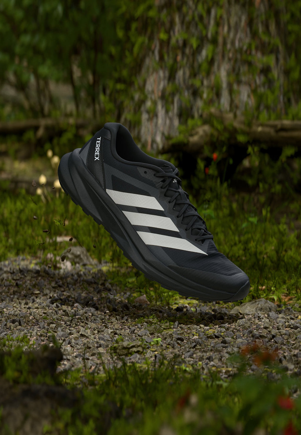 AGRAVIC LITE - Chaussures de trail - core black/grey one/grey six