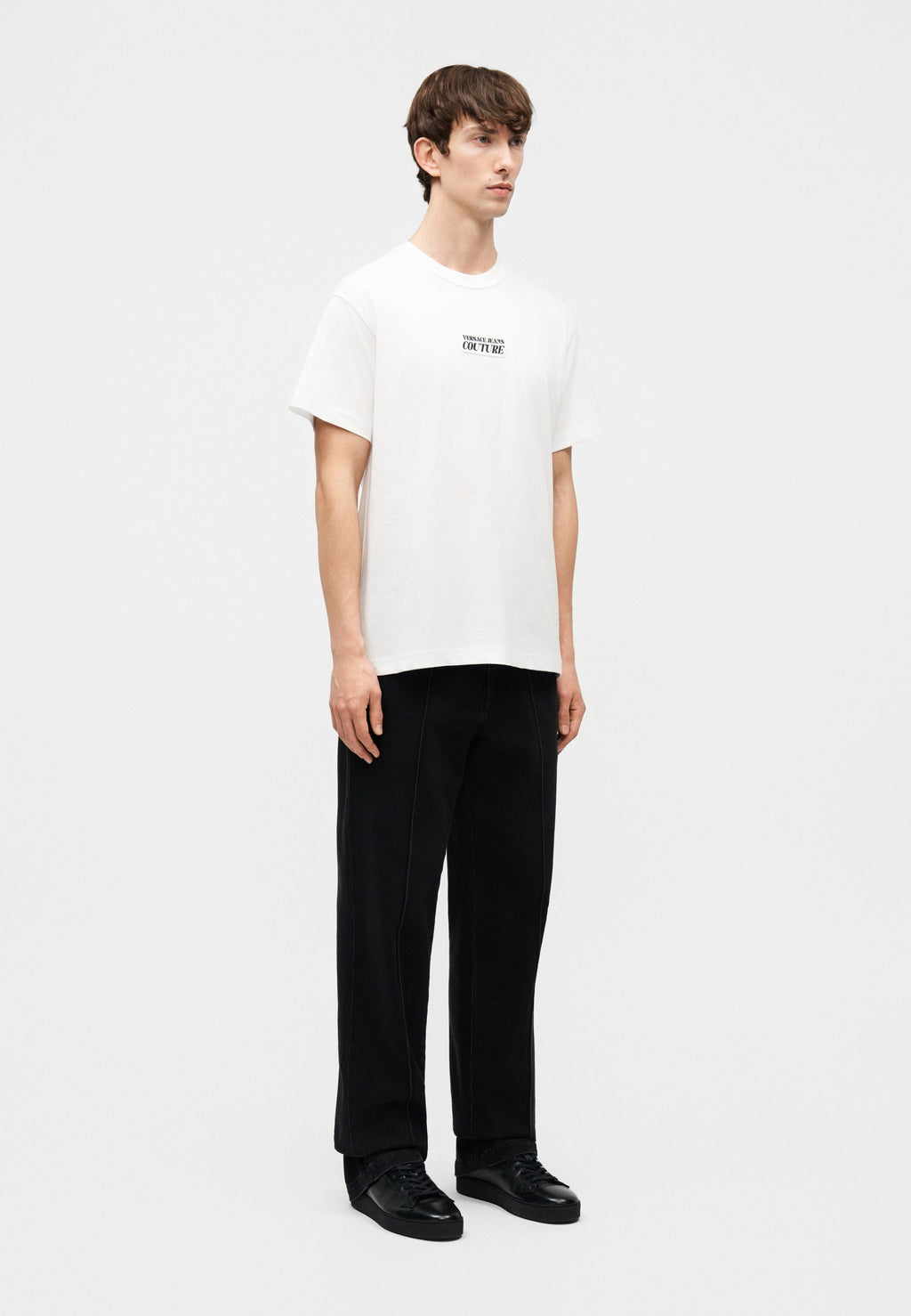 PATCH SQUARE - Basic T-shirt - white