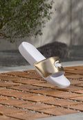 SERVE SLIDE 0.0 126 - Mules - bronze/white