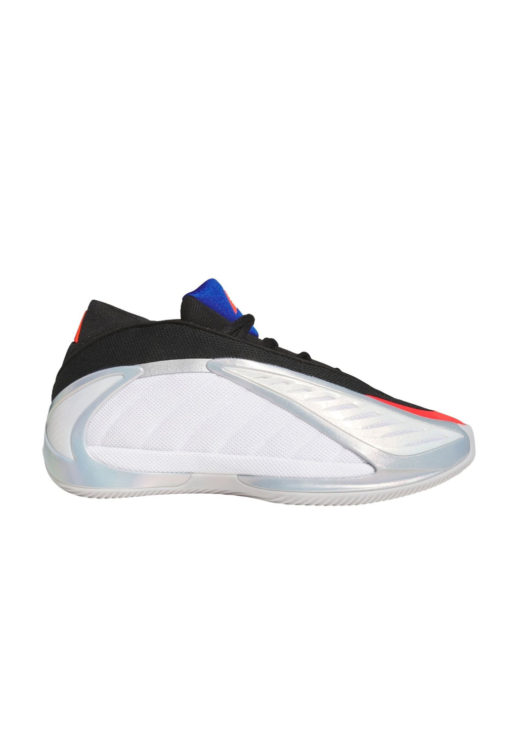 ANTHONY EDWARDS 2 UNISEX - Basketball shoes - cloud white   lucid red   silver metallic