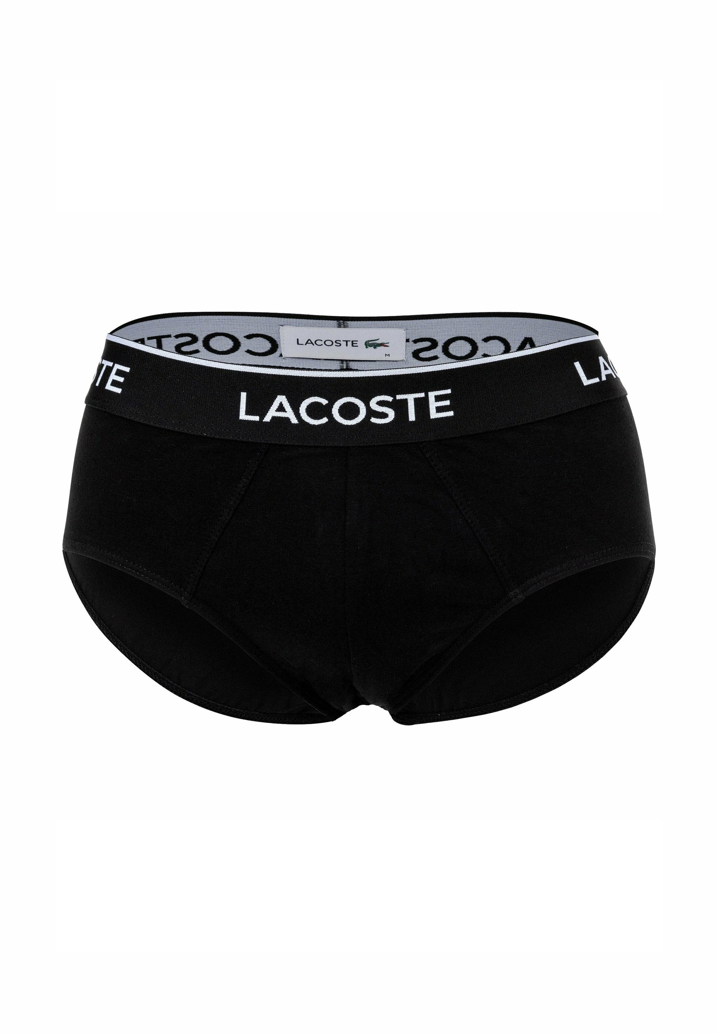 3ER PACK - CASUAL STRETCH LOGOBUND - Briefs - schwarz grau weiß
