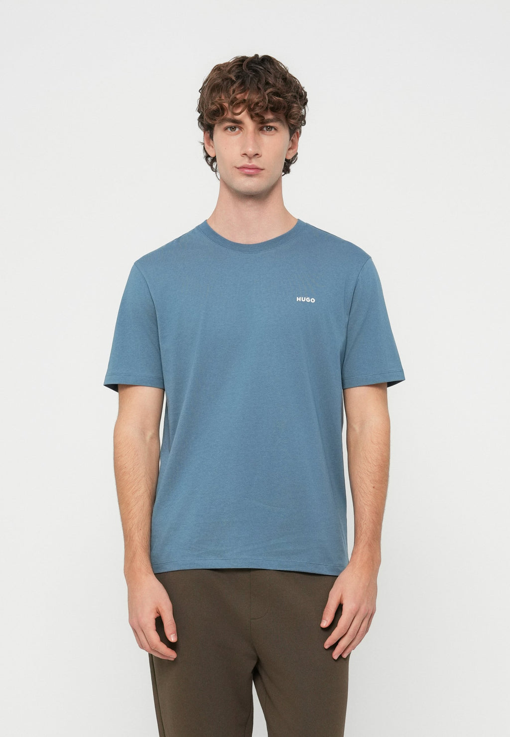 DERO - Basic T-shirt - open blue