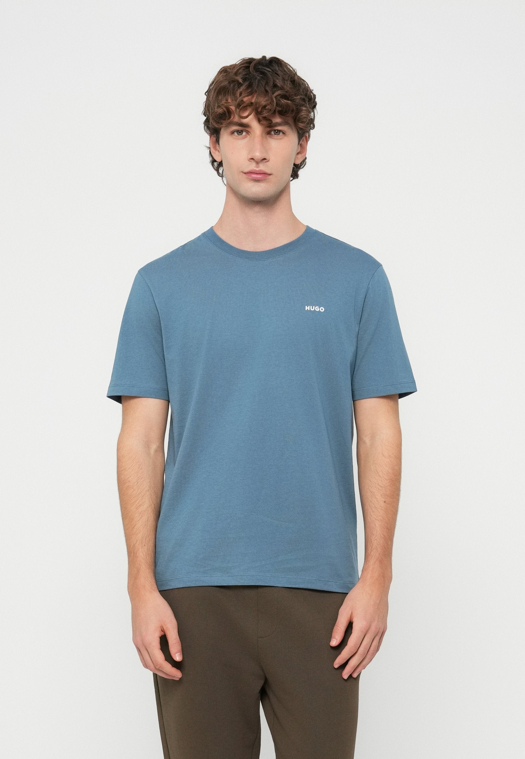 DERO - Basic T-shirt - open blue