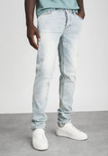 POCKETS PANT - Slim fit jeans - light blue denim