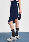 ASYMETRIC SKIRT - A-line skirt - night indigo
