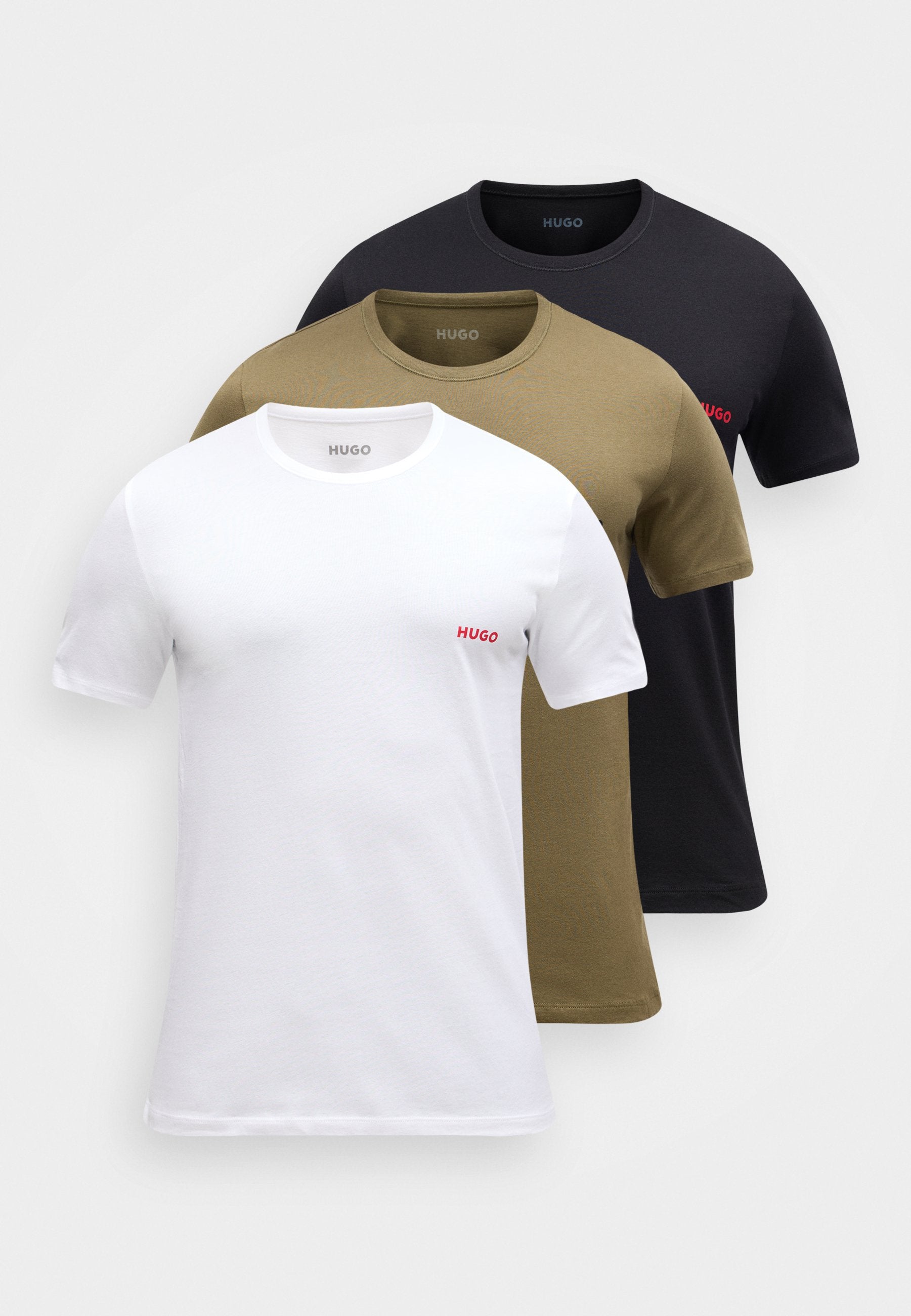 3 PACK - Undershirt - white/green/black