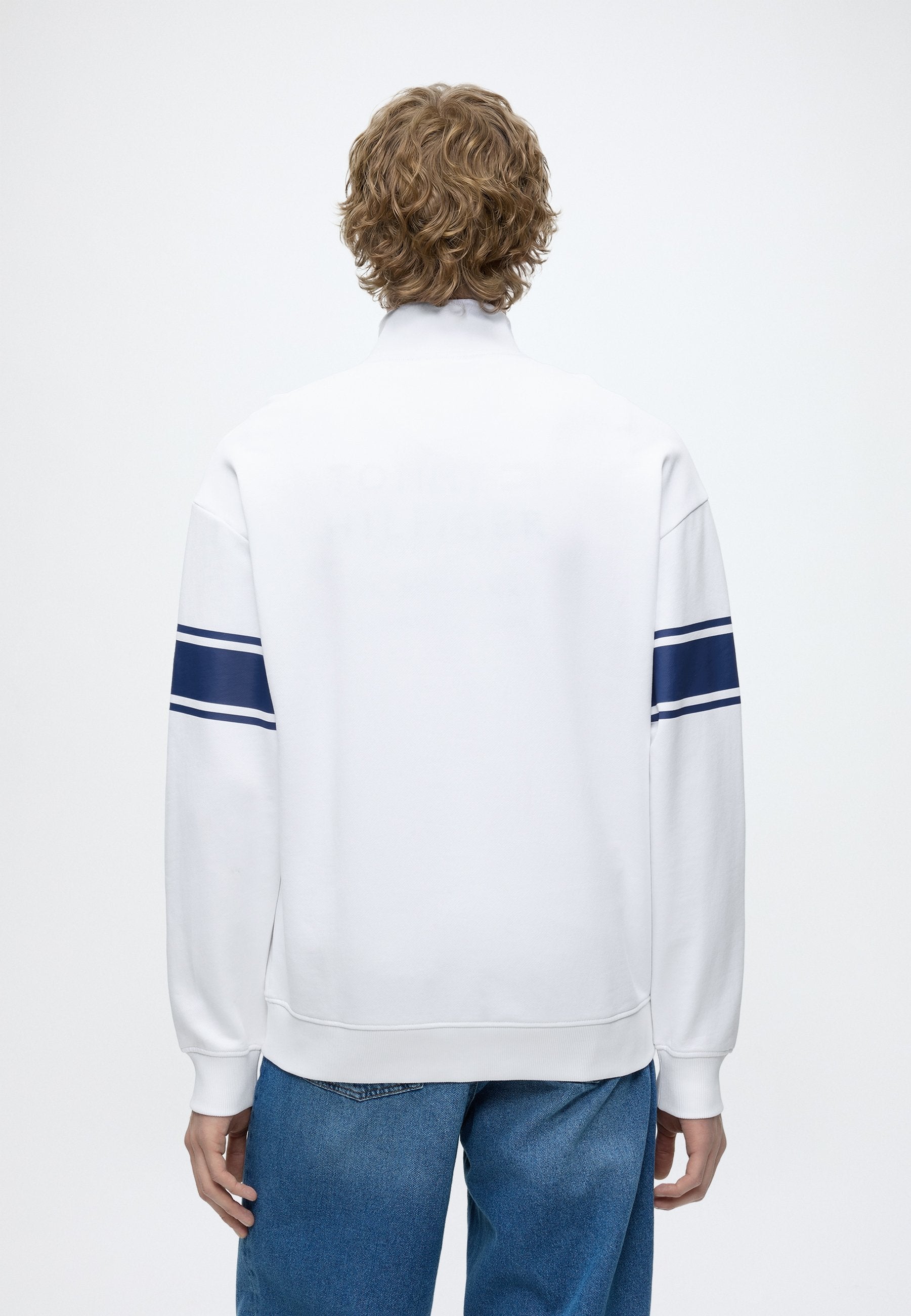 DEMSIZIP - Sweatshirt - white