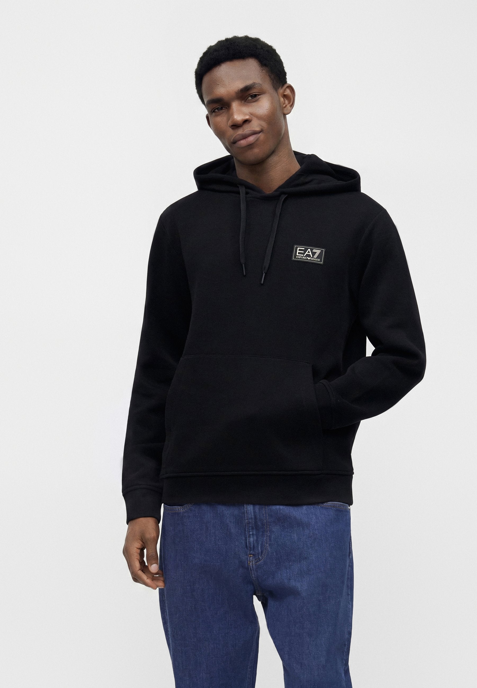 TRAIN REFINED HOODIE - سترة هودى - أسود