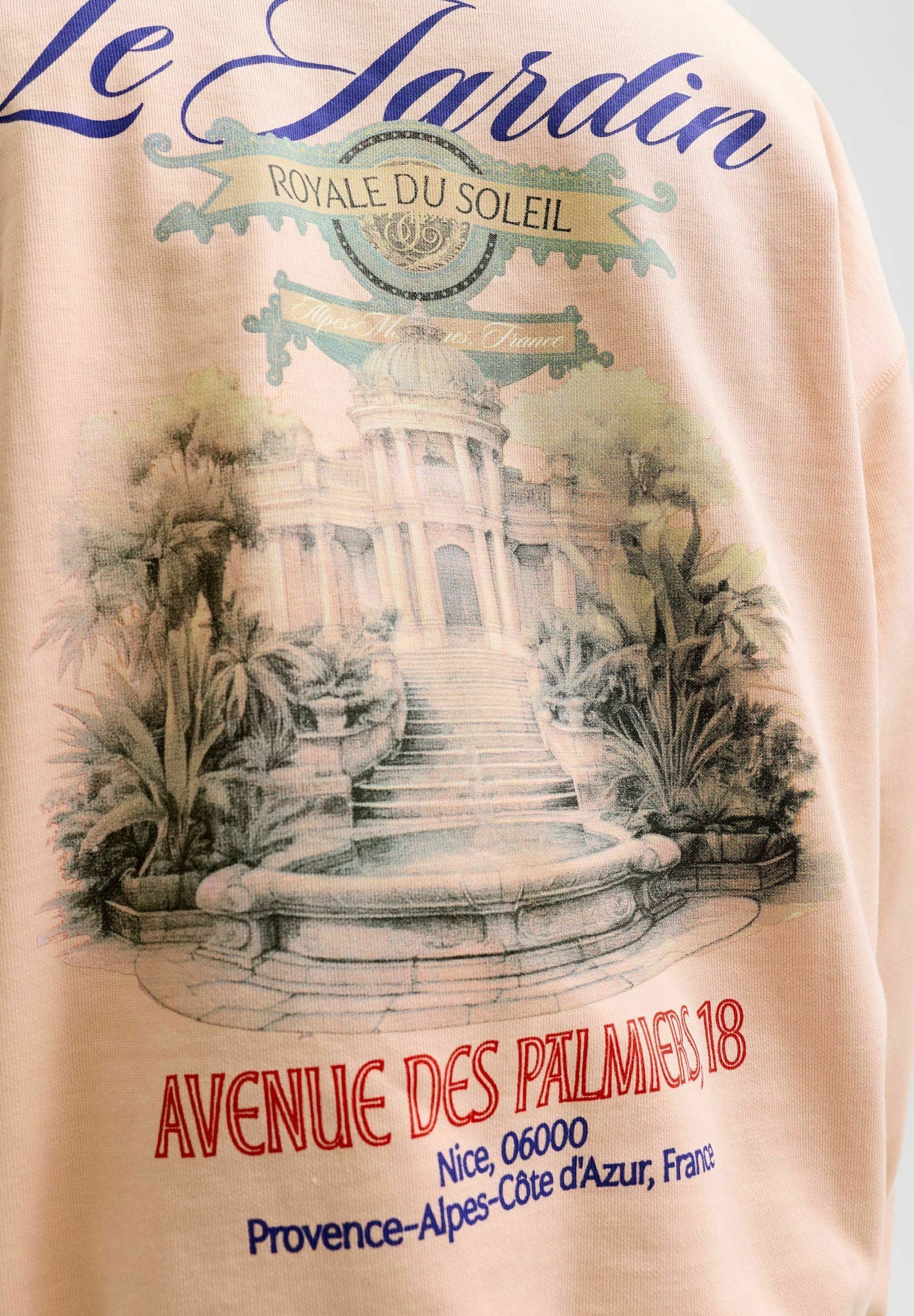 Sweatshirt - peach melba