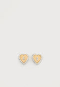 HEART - Earrings - yellow gold-coloured