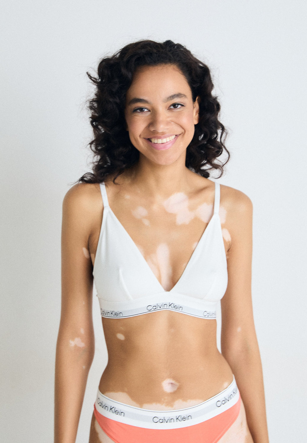 UNLINED ICON - Triangle bra - white