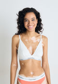 UNLINED ICON - Triangle bra - white