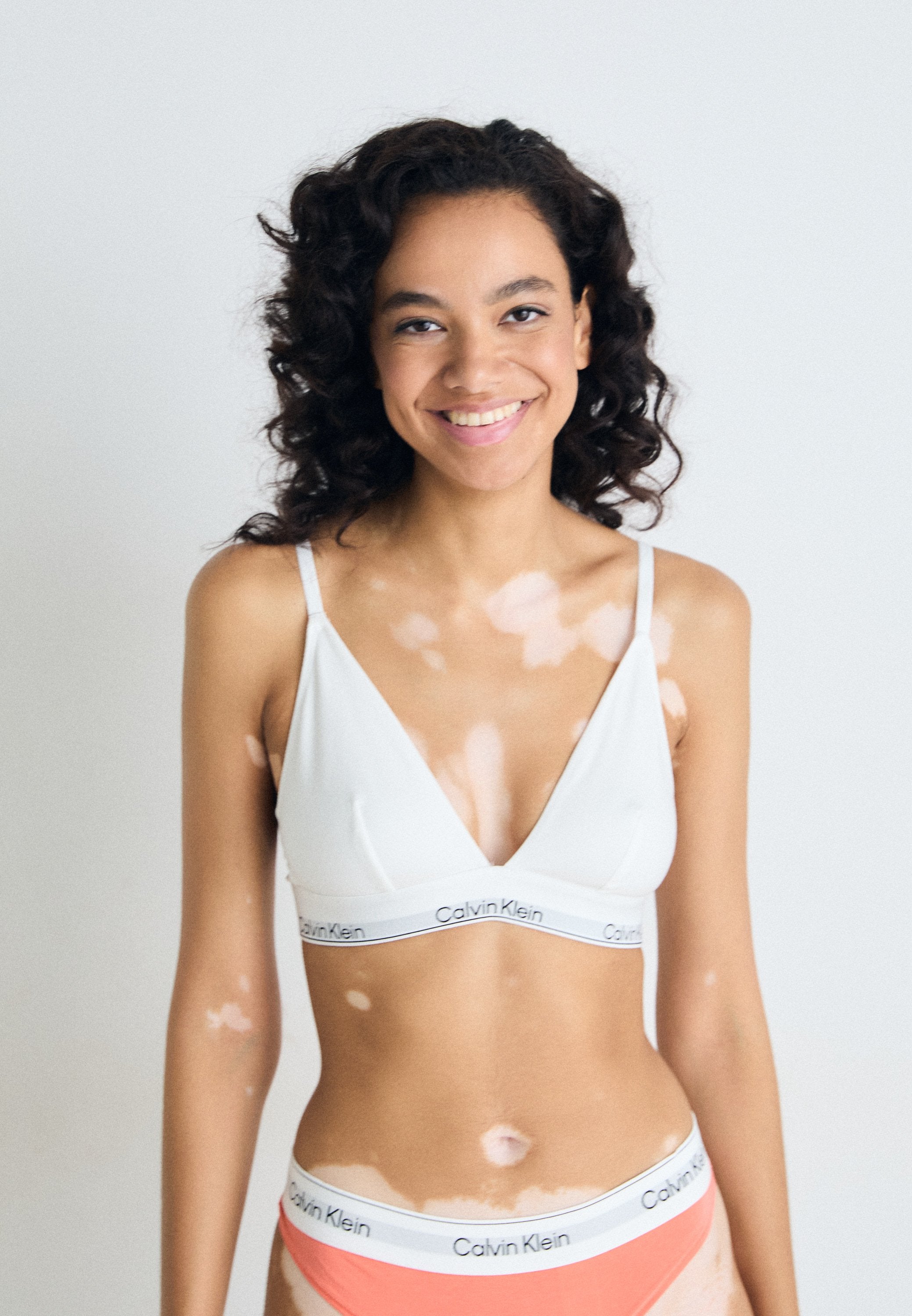 UNLINED ICON - Triangle bra - white