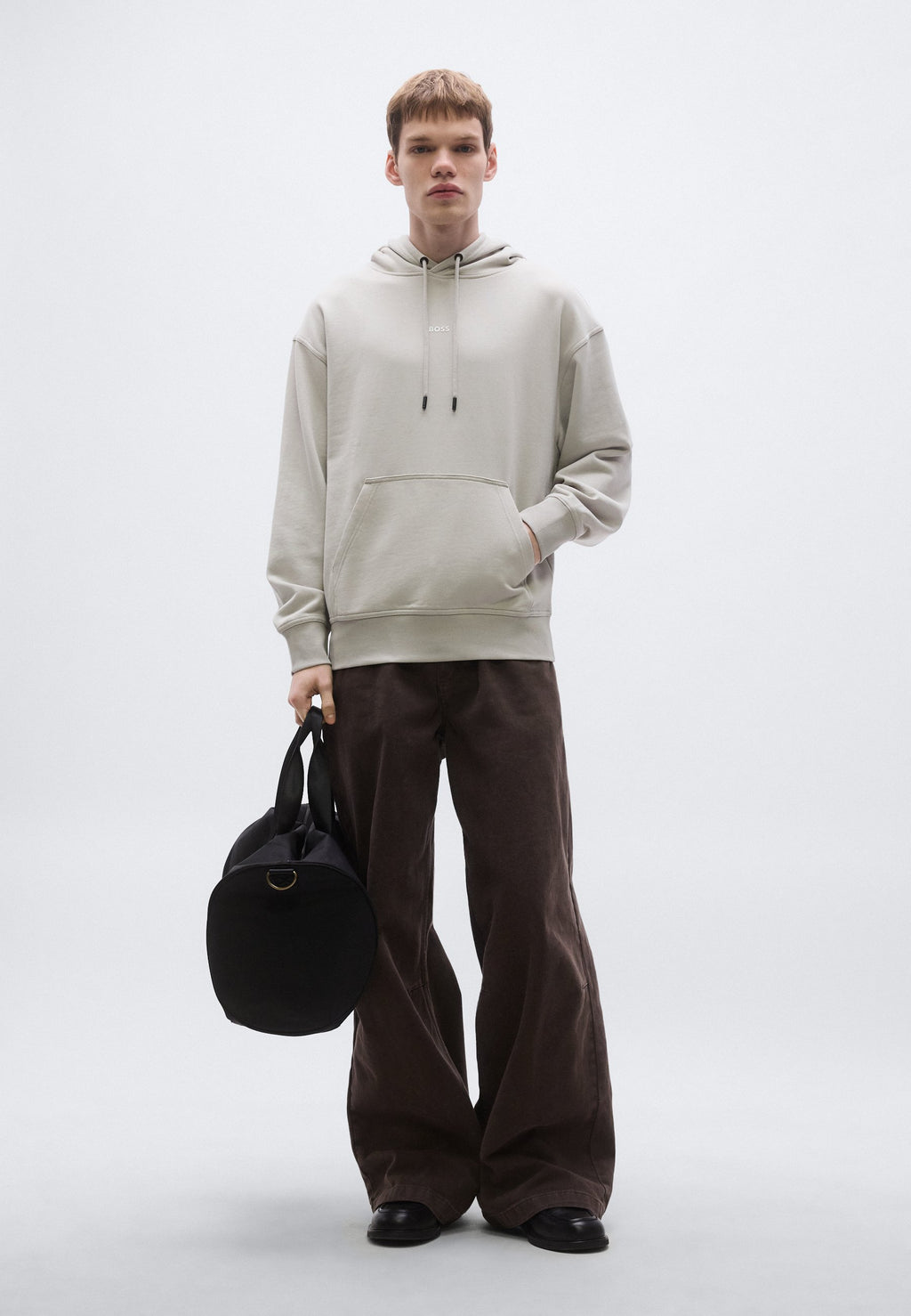 Hoodie - open grey