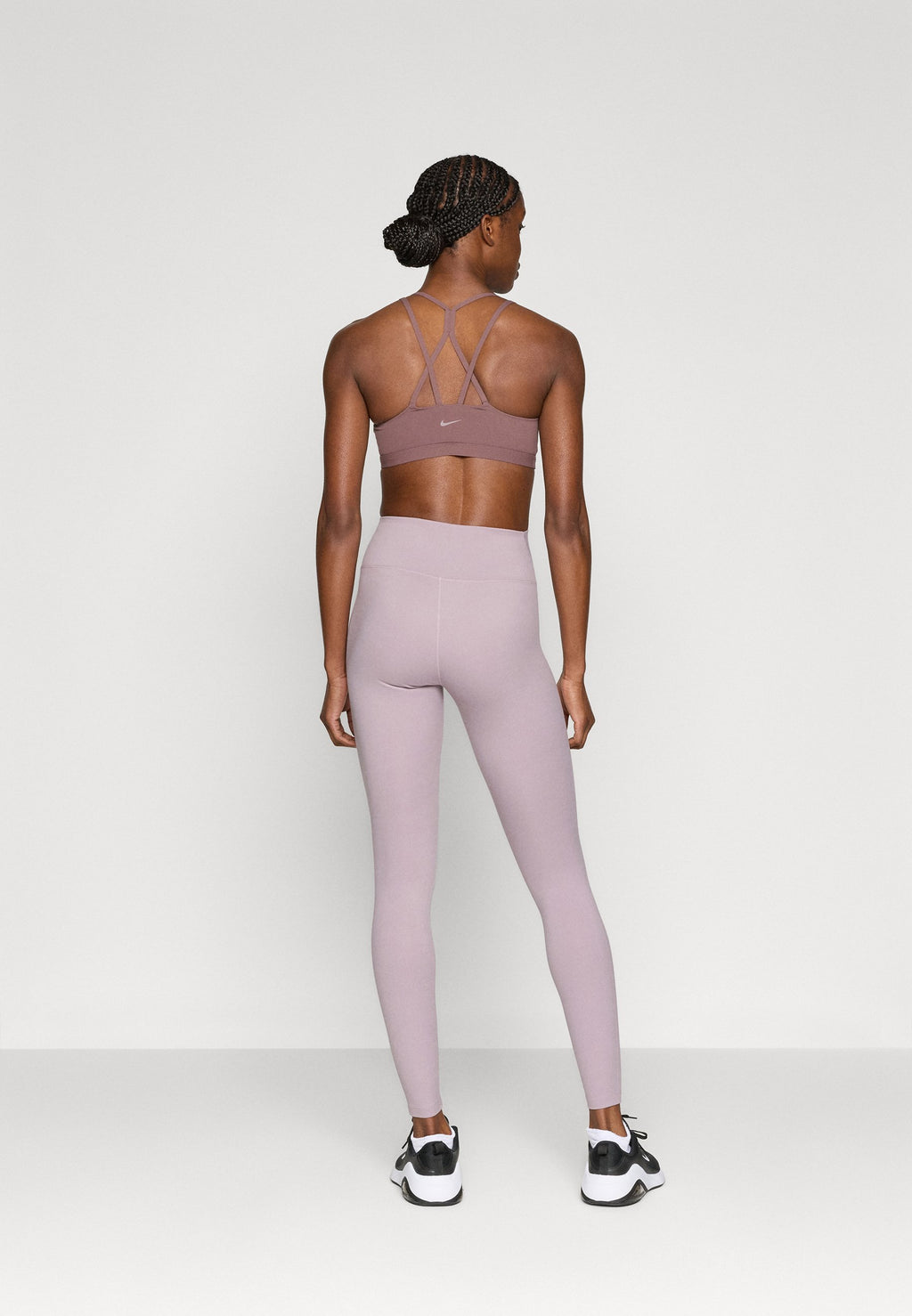 ONE TIGHT - Leggings - light violet ore/white