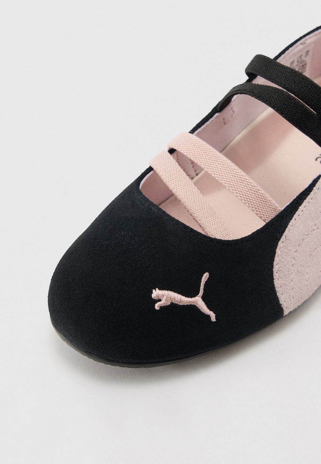SPEEDCAT - Ankle strap ballet pumps - black/mauve mist