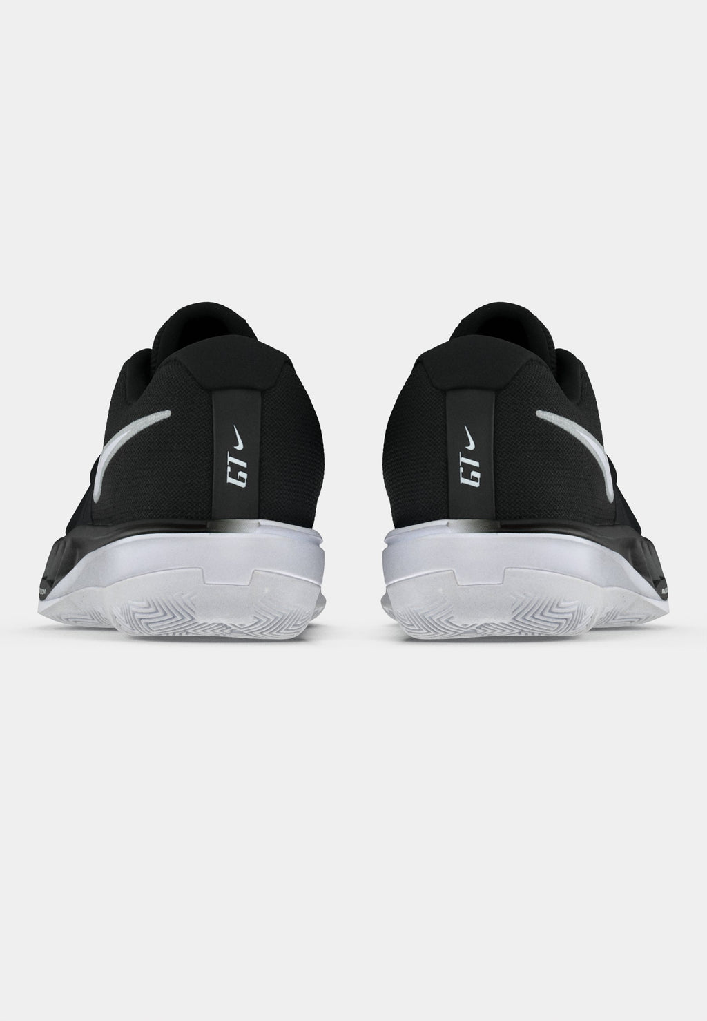 AIR ZOOM GT CUT ACADEMY UNISEX - Basketball shoes - black/white/pure platinum-coloured