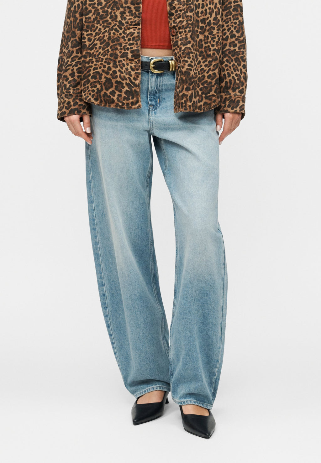 BARREL HINSDALE - Relaxed fit jeans - light indigo