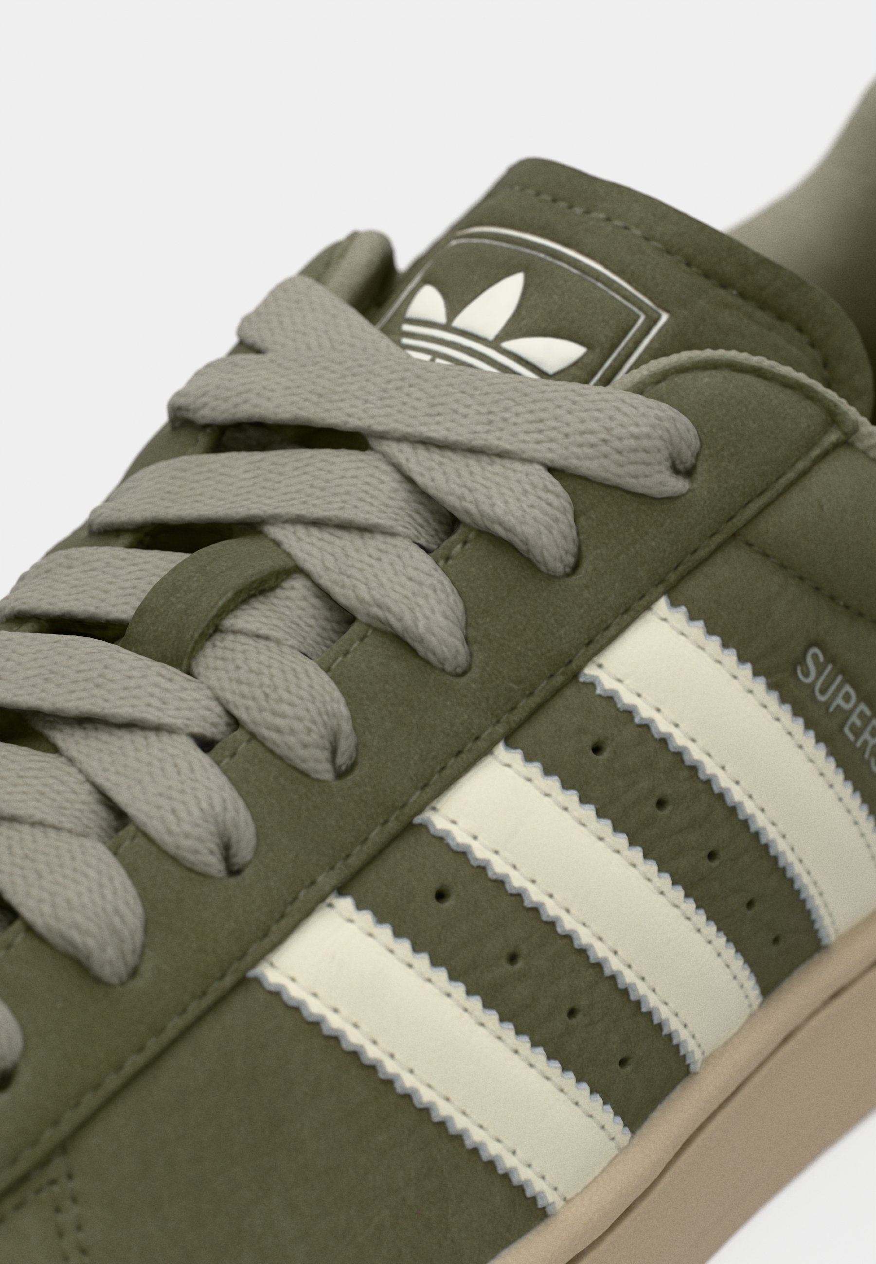SUPERSTAR II UNISEX - Trainers - olive strata/off white/stone khaki