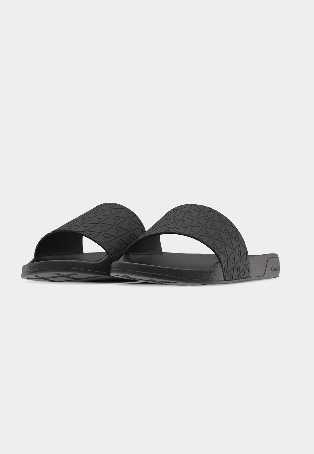 ESS SLIDE - Pool slides - triple black mono