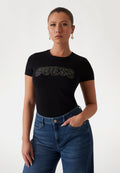 LOGO TEE - Print T-shirt - zwart