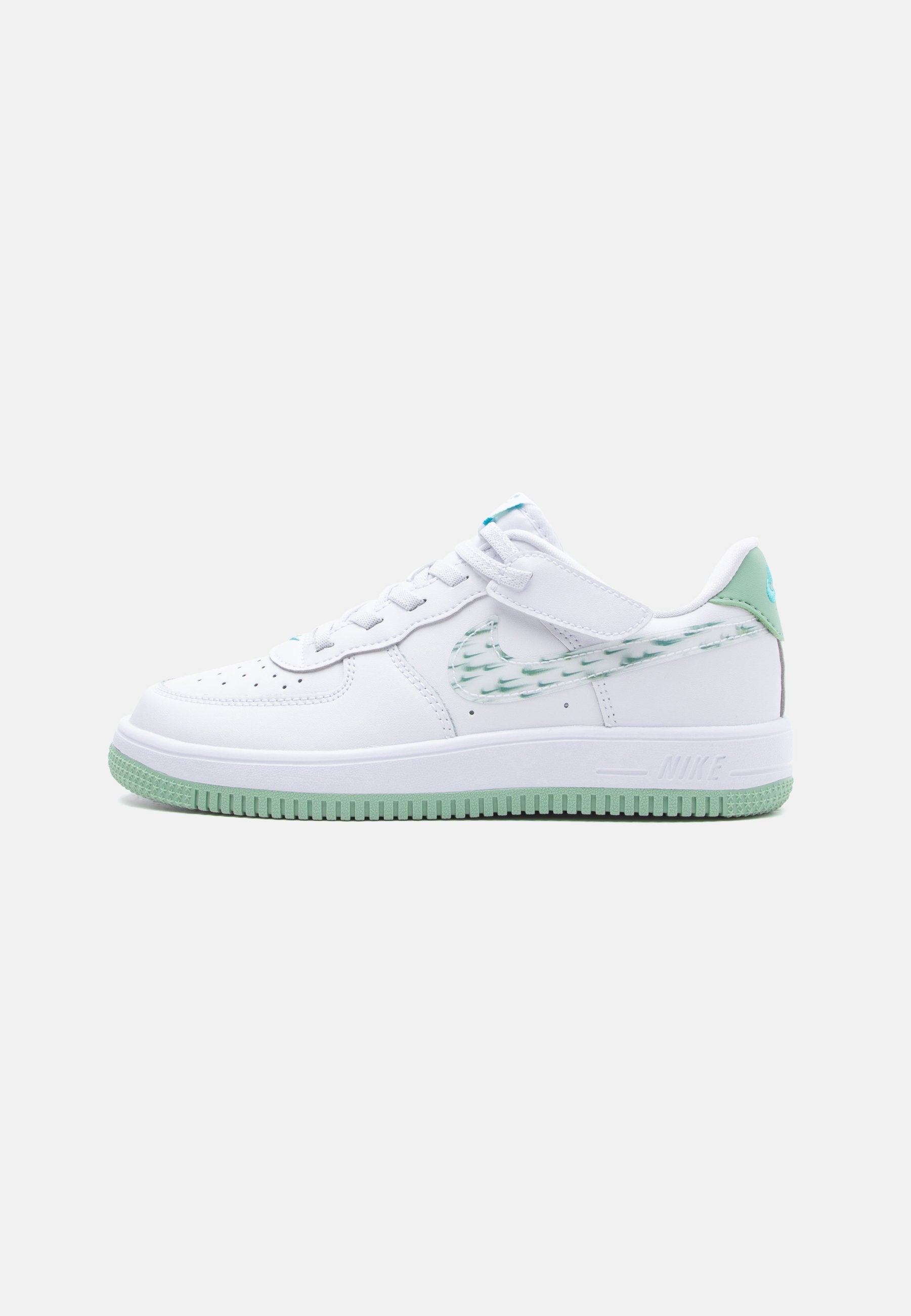 FORCE 1 LOW UNISEX - Spor ayakkabı - beyaz/emaye yeşil/enerji