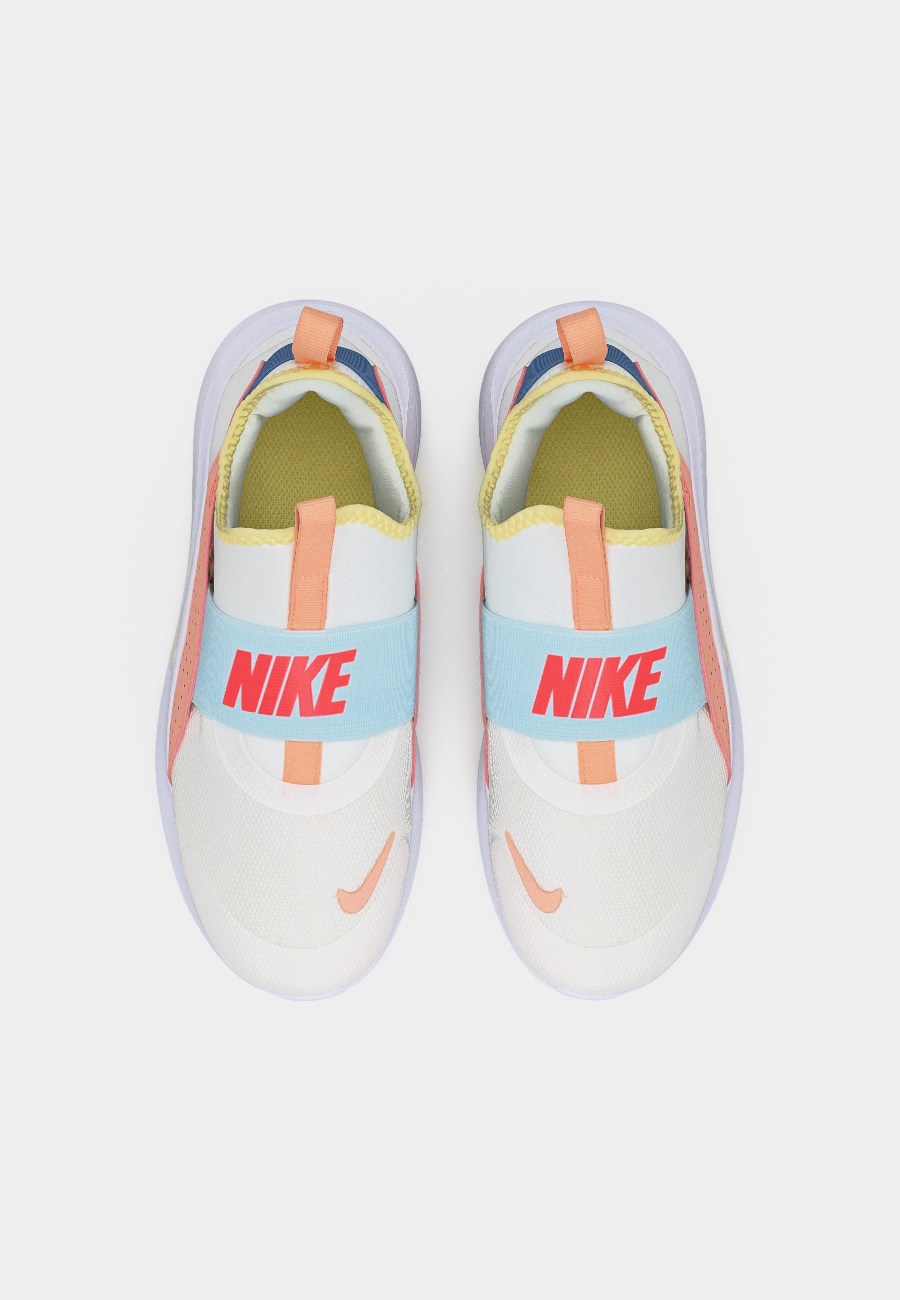 FLEX RUNNER UNISEX - Road running shoes - summit white/life lime/arctic orange/hot lava/glacier blue/work blue