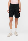 WASHED REGULAR CHINO SHORTS - Shorts - black