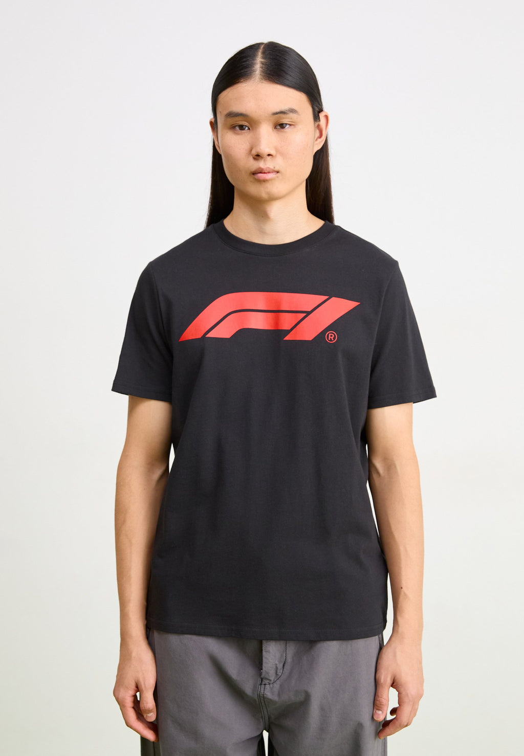 TEE LOGO F1 ESS 180G - T-shirt imprimé - noir